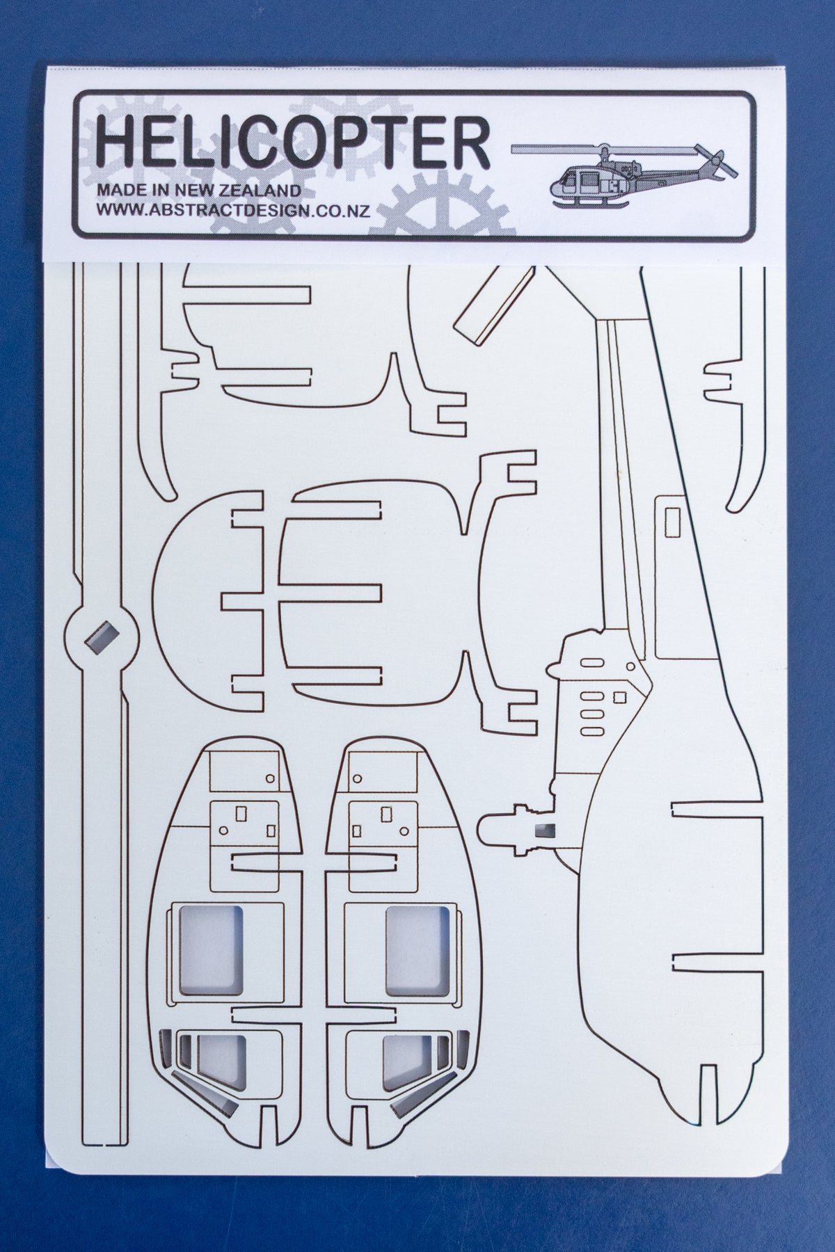 Helicopter Flatpack Model (A5)