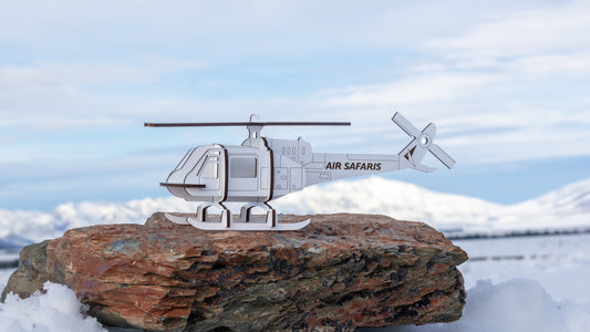 Air Safaris Helicopter Flatpack Model (A4)