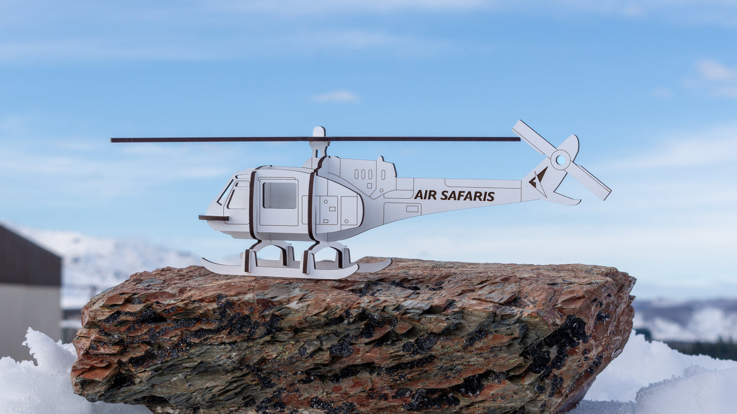 Air Safaris Helicopter Flatpack Model (A4)