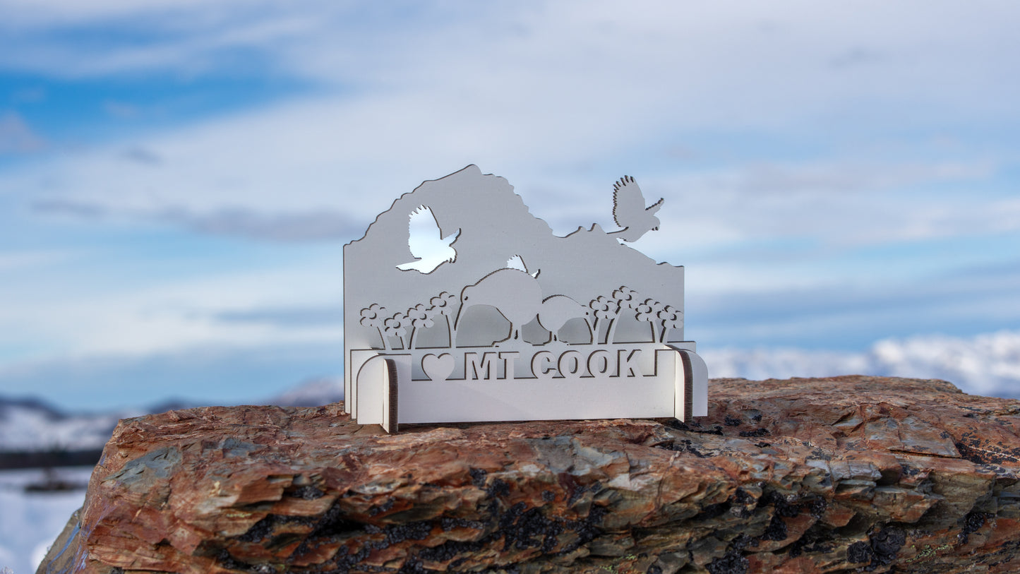 Mt Cook Flatpack Model - White (A5)