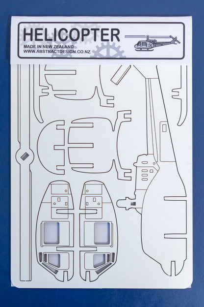 Helicopter Flatpack Model (A5)