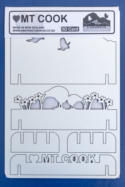 Mt Cook Flatpack Model - White (A5)