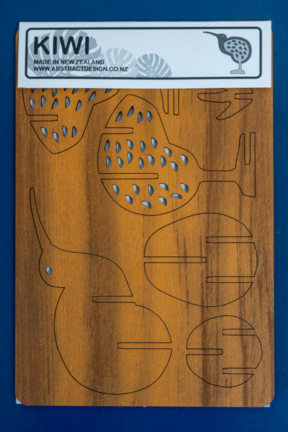 Kiwi Flatpack Model - Brown (A5)