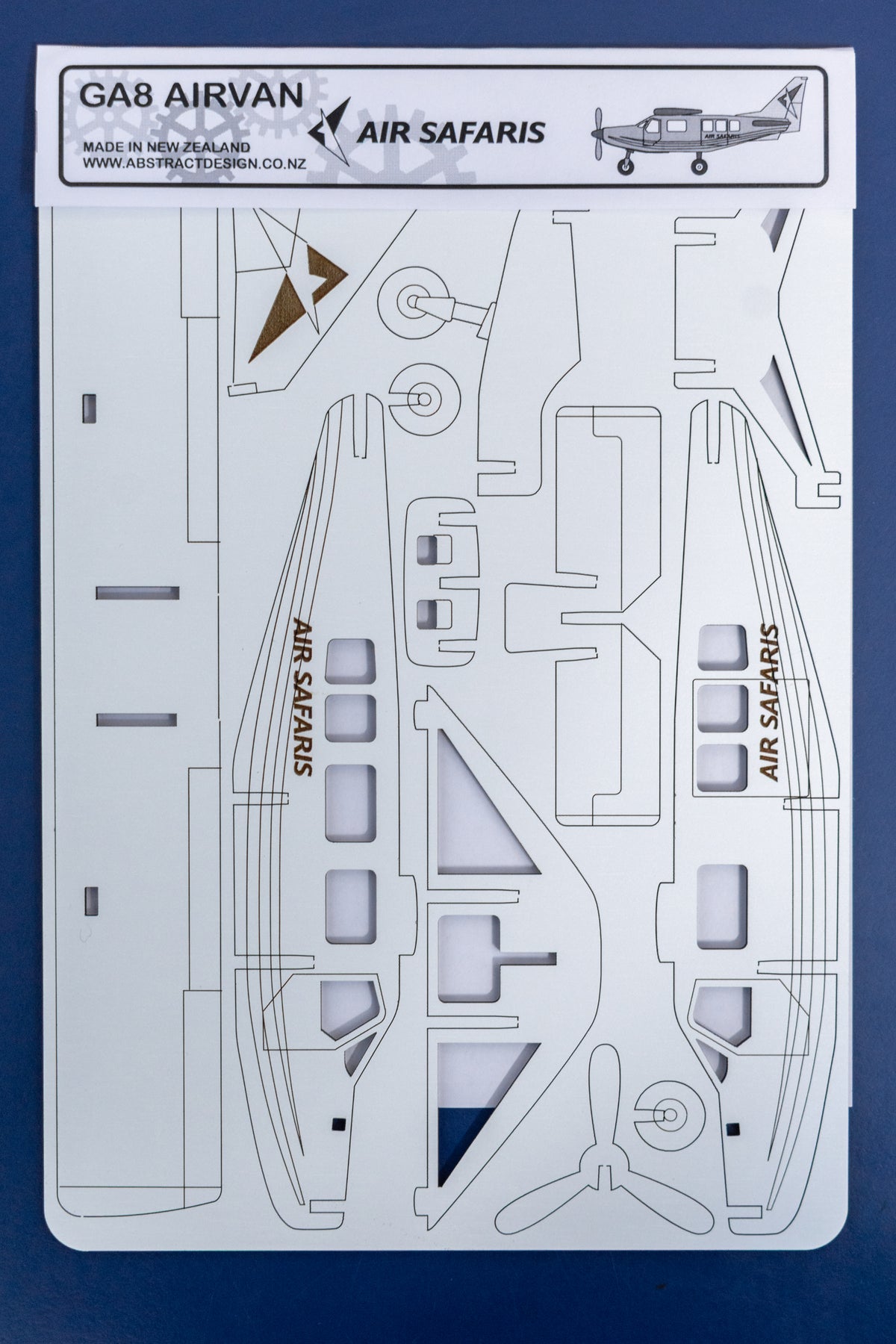 GippsAero GA8 Flatpack model (A4)